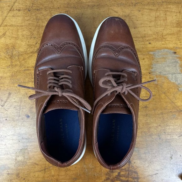 Cole Haan Mens Grand Tour Wing Oxford Woodbury Ivory Casual Shoes C29414 Sz 9M main image 11